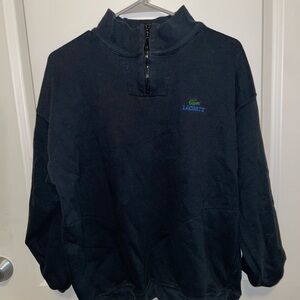 lacoste quarter zip
